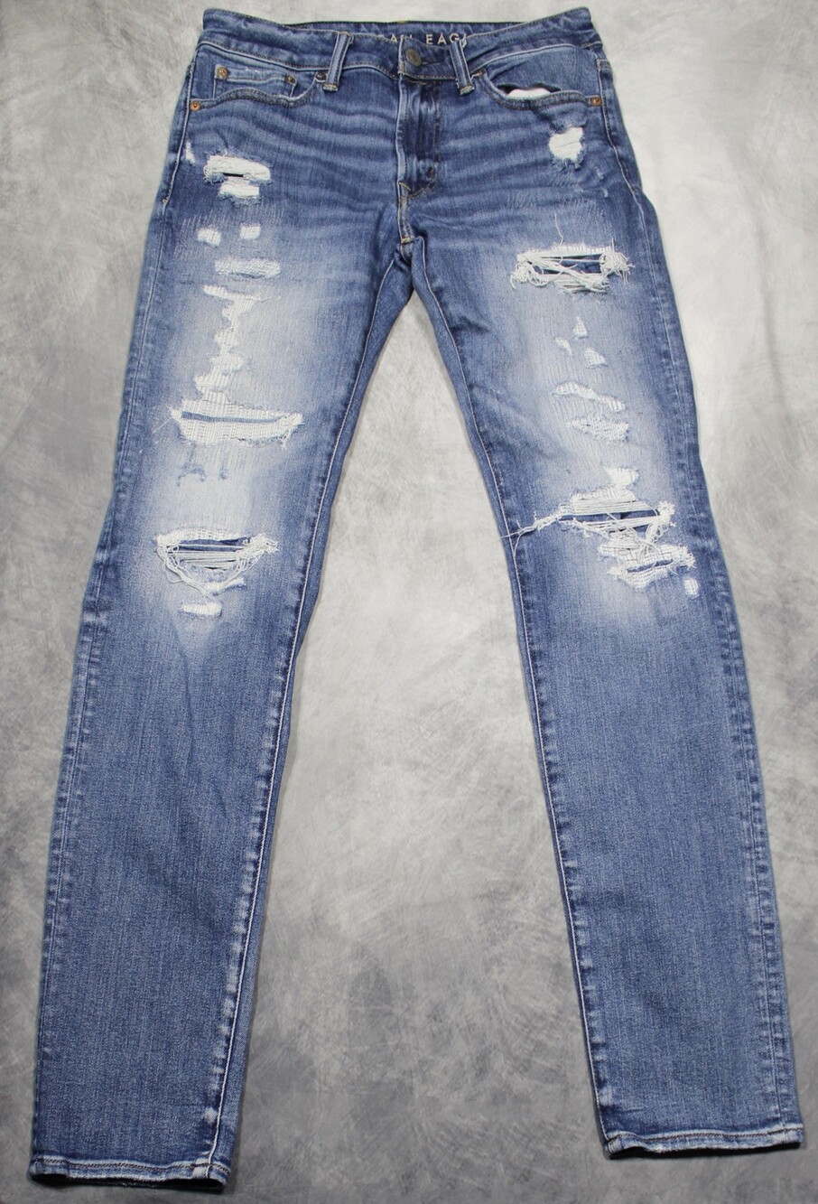 American Eagle Outfitters Jeans Mens 30x34 Blue Next Level Airflex Distressed
